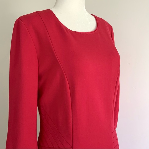 BOSS Hugo Boss tailored red sheath dress - Picture 12 of 13